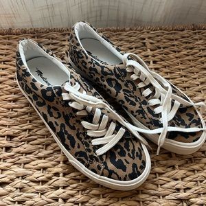 Madewell size 7.5 leopard print shoe